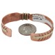 Certified Authentic Navajo Handmade Native American Pure Copper Brass Bracelet 24499-1 Certified Authentic Navajo Handmade Native American Pure Copper Brass Bracelet 24499-1