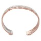 Certified Authentic .925 Sterling Silver Mountain Handmade Navajo Native American Pure Copper Bracelet 24497-4