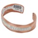 Bear Certified Authentic .925 Sterling Silver Mountain Handmade Navajo Native American Pure Copper Bracelet 24497-14