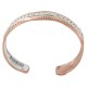 Bear Certified Authentic .925 Sterling Silver Mountain Handmade Navajo Native American Pure Copper Bracelet 24497-14