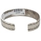 Certified Authentic Navajo Handmade Natural Turquoise Native American Nickel Bracelet 24494-12