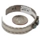 Certified Authentic Navajo Handmade Natural Turquoise Native American Nickel Bracelet 24494-12