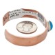 Certified Authentic Handmade Navajo Natural Turquoise Native American Pure Copper Bracelet 24494-4