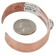 Certified Authentic Handmade Navajo Natural Lapis Native American Pure Copper Bracelet 24494-8