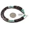 Navajo .925 Sterling Silver Natural Turquoise Graduated Heishi Native American Necklace 750205-1 Navajo .925 Sterling Silver Natural Turquoise Graduated Heishi Native American Necklace 750205-1