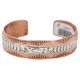 Bear Certified Authentic .925 Sterling Silver Mountain Handmade Navajo Native American Pure Copper Bracelet 24497-14
