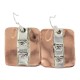 Certified Authentic Horse .925 Sterling Silver Handmade Navajo Native American Pure Copper Dangle Earrings 18249-2