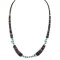 Navajo .925 Sterling Silver Natural Turquoise Graduated Heishi Native American Necklace 750205-1 Navajo .925 Sterling Silver Natural Turquoise Graduated Heishi Native American Necklace 750205-1