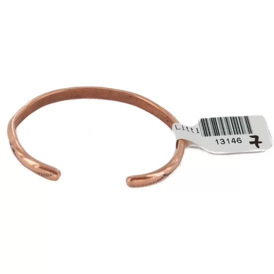 Handmade Navajo Pure Copper Native American Baby Bracelet 13146-7 Handmade Navajo Pure Copper Native American Baby Bracelet 13146-7