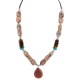 .925 Sterling Silver Certified Authentic Navajo Natural Turquoise Jasper Tigers Eye Native American Necklace 750209-9 .925 Sterling Silver Certified Authentic Navajo Natural Turquoise Jasper Tigers Eye Native American Necklace 750209-9
