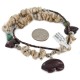 Carved Fetish Bear .925 Sterling Silver Hooks Certified Authentic Navajo White Howlite Red Jasper Native American Set 750209-4-18252-6
