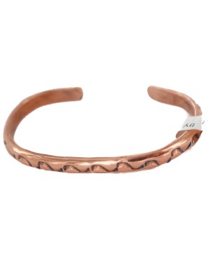 Navajo Handmade Certified Authentic Pure Copper Native American Baby Bracelet 13146-11 Navajo Handmade Certified Authentic Pure Copper Native American Baby Bracelet 13146-11
