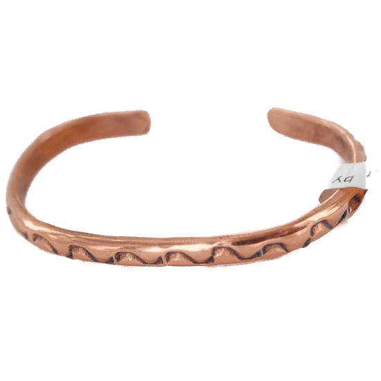 Navajo Handmade Certified Authentic Pure Copper Native American Baby Bracelet 13146-11 Navajo Handmade Certified Authentic Pure Copper Native American Baby Bracelet 13146-11