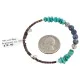 Navajo Natural Heishi Lapis Native American Adjustable Wrap Bracelet 13151-20 Navajo Natural Heishi Lapis Native American Adjustable Wrap Bracelet 13151-20
