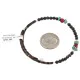 Navajo Natural Agate Heishi Coral Native American Adjustable Wrap Bracelet 13151-16 Navajo Natural Agate Heishi Coral Native American Adjustable Wrap Bracelet 13151-16