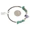 Navajo Natural Heishi Amethyst Native American Adjustable Wrap Bracelet 13151-35