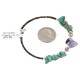 Navajo Certified Authentic Natural Heishi Amethyst Native American Adjustable Wrap Bracelet 13151-35 Navajo Certified Authentic Natural Heishi Amethyst Native American Adjustable Wrap Bracelet 13151-35