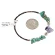 Navajo Natural Heishi Amethyst Native American Adjustable Wrap Bracelet 13151-35 Navajo Natural Heishi Amethyst Native American Adjustable Wrap Bracelet 13151-35