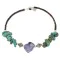 Navajo Natural Heishi Amethyst Native American Adjustable Wrap Bracelet 13151-35