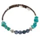 Navajo Natural Heishi Lapis Native American Adjustable Wrap Bracelet 13151-20 Navajo Natural Heishi Lapis Native American Adjustable Wrap Bracelet 13151-20