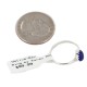 .925 Sterling Silver Navajo Certified Authentic Handmade Natural Lapis Lazuli Native American Ring Size 6 1/2 24502-1