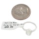 .925 Sterling Silver Navajo Certified Authentic Handmade Mother of Pearl Native American Ring Size 5 1/2 24501-5