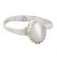 .925 Sterling Silver Navajo Certified Authentic Handmade Mother of Pearl Native American Ring Size 5 1/2 24501-5