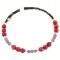 Navajo Coral Natural Pink Quartz Heishi Native American Adjustable Wrap Bracelet 13151-1 Navajo Coral Natural Pink Quartz Heishi Native American Adjustable Wrap Bracelet 13151-1