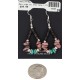 Certified Authentic Navajo .925 Sterling Silver Hooks Natural Charoite Turquoise Heishi Hoop Native American Dangle Earrings 18263-32 Certified Authentic Navajo .925 Sterling Silver Hooks Natural Charoite Turquoise Heishi Hoop Native American Dangle Earrings 18263-32
