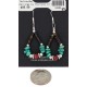 Certified Authentic Navajo .925 Sterling Silver Hooks Natural Turquoise Coral Heishi Hoop Native American Dangle Earrings 18263-35 Certified Authentic Navajo .925 Sterling Silver Hooks Natural Turquoise Coral Heishi Hoop Native American Dangle Earrings 18263-35