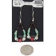Certified Authentic .925 Sterling Silver Hooks Natural Turquoise Coral Heishi Hoop Navajo Native American Dangle Earrings 18263-40 Certified Authentic .925 Sterling Silver Hooks Natural Turquoise Coral Heishi Hoop Navajo Native American Dangle Earrings 18263-40