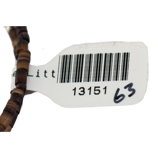Certified Authentic Navajo Natural Turquoise Heishi Native American Adjustable Wrap Bracelet 13151-63