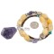 .925 Sterling Silver Navajo Natural Turquoise Jasper Agate Amethyst Native American Necklace 750208-4 .925 Sterling Silver Navajo Natural Turquoise Jasper Agate Amethyst Native American Necklace 750208-4