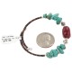 Certified Authentic Navajo Heishi Coral Native American Adjustable Wrap Bracelet 13151-50 Certified Authentic Navajo Heishi Coral Native American Adjustable Wrap Bracelet 13151-50