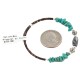 Certified Authentic Navajo Heishi Hematite Native American Adjustable Wrap Bracelet 13151-68