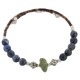 Certified Authentic Navajo Natural Tuquoise Heishi Lapis Native American Adjustable Wrap Bracelet 13151-52