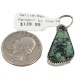 Certified Authentic Navajo Handmade .925 Sterling Silver Natural Mountain Turquoise Native American Pendant 740114-1