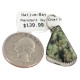 Certified Authentic Handmade Navajo .925 Sterling Silver Natural Mountain Turquoise Native American Pendant 740114-2