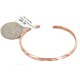 Certified Authentic Handmade Navajo Native American Pure Copper Bracelet 13156-1