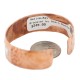 Certified Authentic .925 Sterling Silver Hammered Bear Navajo Handmade Native American Pure Copper Bracelet 13155 Certified Authentic .925 Sterling Silver Hammered Bear Navajo Handmade Native American Pure Copper Bracelet 13155