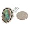 Handmade Certified Authentic Navajo .925 Sterling Silver Natural Turquoise Native American Ring 18259-1 Handmade Certified Authentic Navajo .925 Sterling Silver Natural Turquoise Native American Ring 18259-1