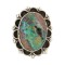 Handmade Certified Authentic Navajo .925 Sterling Silver Natural Turquoise Native American Ring 18259-1 Handmade Certified Authentic Navajo .925 Sterling Silver Natural Turquoise Native American Ring 18259-1