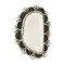 Navajo Handmade .925 Sterling Silver Natural White Buffalo Native American Ring 17023-10 Navajo Handmade .925 Sterling Silver Natural White Buffalo Native American Ring 17023-10