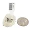 Navajo Handmade .925 Sterling Silver Natural White Buffalo Native American Ring 17023-10 Navajo Handmade .925 Sterling Silver Natural White Buffalo Native American Ring 17023-10