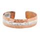 Certified Authentic .925 Sterling Silver Hammered Bear Navajo Handmade Native American Pure Copper Bracelet 13155 Certified Authentic .925 Sterling Silver Hammered Bear Navajo Handmade Native American Pure Copper Bracelet 13155