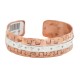 Certified Authentic .925 Sterling Silver Navajo Handmade Horse Native American Pure Copper Bracelet 24497-9
