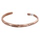 Certified Authentic Handmade Navajo Native American Pure Copper Bracelet 13160