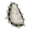 Handmade Navajo Silver White Buffalo Native American Ring 17023-20 Handmade Navajo Silver White Buffalo Native American Ring 17023-20