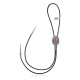 Feather .925 Sterling Silver Certified Authentic Handmade Navajo Native American Coral Bolo Tie 34103