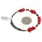 Navajo Heishi Jasper Coral Native American Adjustable Wrap Bracelet 13159-12 Navajo Heishi Jasper Coral Native American Adjustable Wrap Bracelet 13159-12